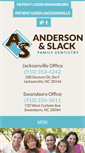 Mobile Screenshot of andersonandslack.com